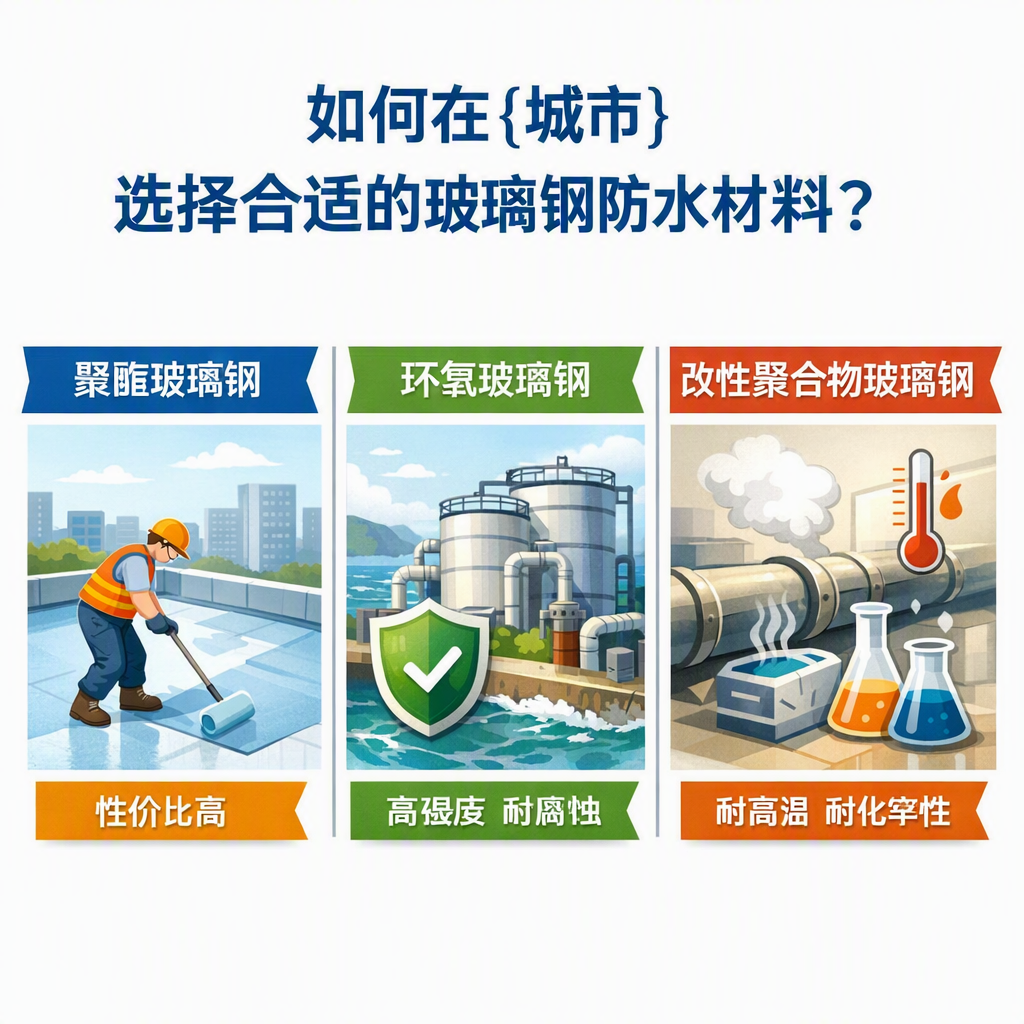 如何在三门峡选择合适的玻璃钢防水材料？